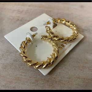 NWT gold hoops!